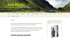 Desktop Screenshot of donpedros.ch