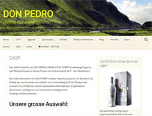 Tablet Screenshot of donpedros.ch